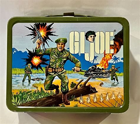 Vintage 1967 GI Joe Metal Lunch Box Very Good Condition NO 